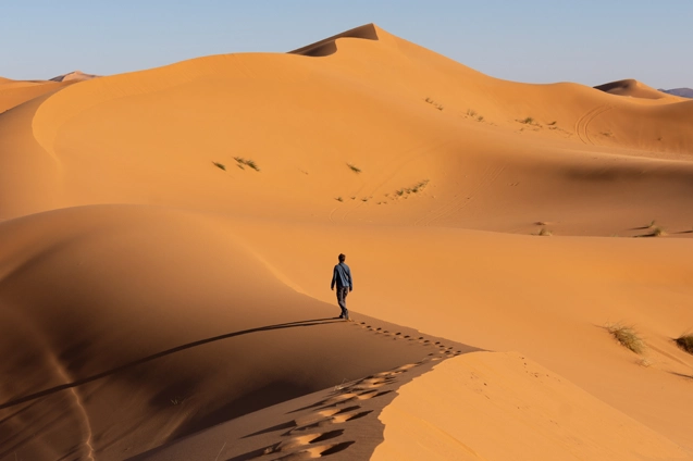 Déserts arides et vastes étendues
